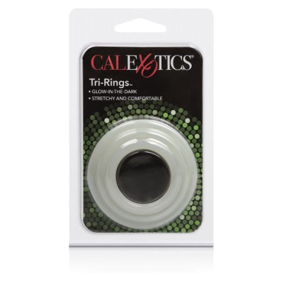 CALEX TRI-RINGS brilham no escuro - D-224000 - Dona Pimenta