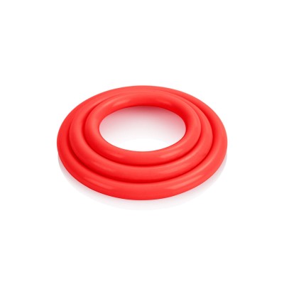 CALEX TRI-RINGS SET RED - D-224001 - Dona Pimenta