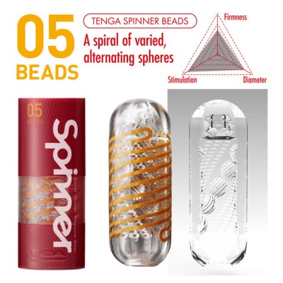 TENGA SPINNER MASTURBADOR BEADS - D-226766 - Dona Pimenta