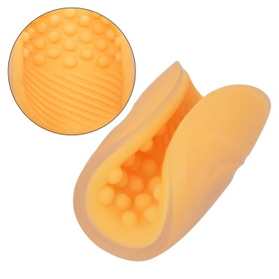 CALEX - MASTURBADOR DE GRIP COM FRONTEIRA - LARANJA - D-228506 - Dona Pimenta