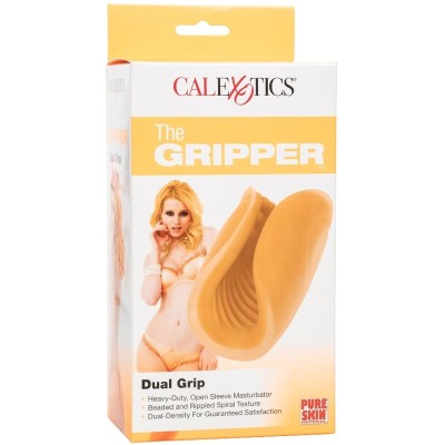 CALEX - MASTURBADOR DE GRIP COM FRONTEIRA - LARANJA - D-228506 - Dona Pimenta