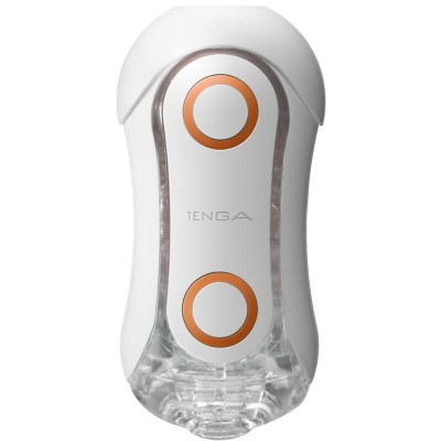 TENGA FLIP ORB FORTE MASTURBADOR BRANCO E ORANGE CRASH - D-228651 - Dona Pimenta