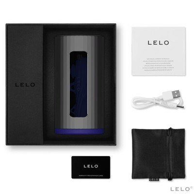 LELO F1S V2 MASTURBADOR CON TECNOLOGIA SDK - VERMELHO E PRETO - PISTOLA E MEIA-NOITE AZUL - D-228663 - Dona Pimenta