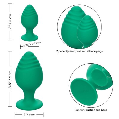 CALEX CHEEKY BUTTPLUG - VERDE - D-228503 - Dona Pimenta