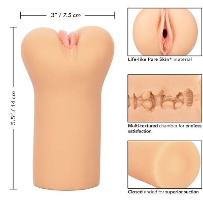 CALEX BOUNDLESS VULVA MASTURBADOR - TONO LIGHT - D-229182 - Dona Pimenta