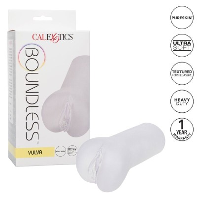 CALEX BOUNDLESS VULVA STROKER - TRANSPARENTE - D-229184 - Dona Pimenta