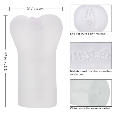 CALEX BOUNDLESS VULVA STROKER - TRANSPARENTE - D-229184 - Dona Pimenta