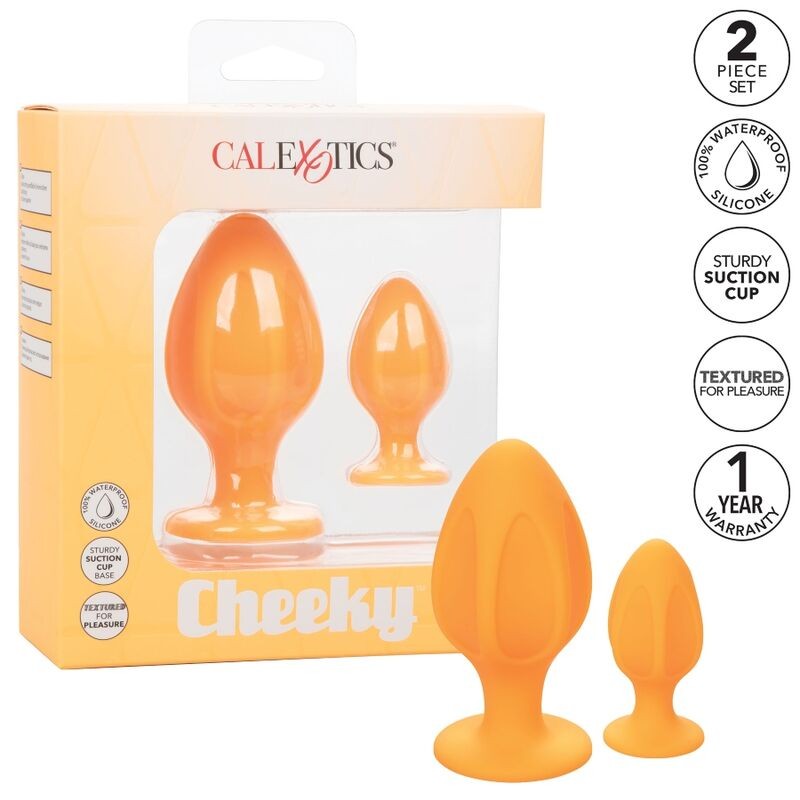 CALEX CHEEKY BUTTPLUG - LARANJA - D-228504 - Dona Pimenta