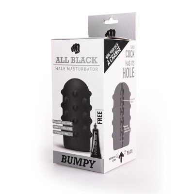 ALL BLACK - MASTURBADOR BUMPY - D-229323 - Dona Pimenta