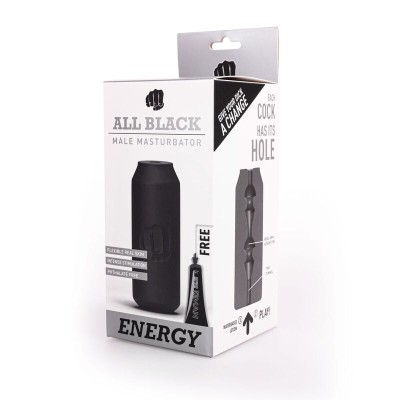 ALL BLACK - MASTURBADOR DE ENERGIA - D-229324 - Dona Pimenta