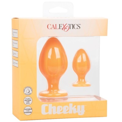 CALEX CHEEKY BUTTPLUG - LARANJA - D-228504 - Dona Pimenta