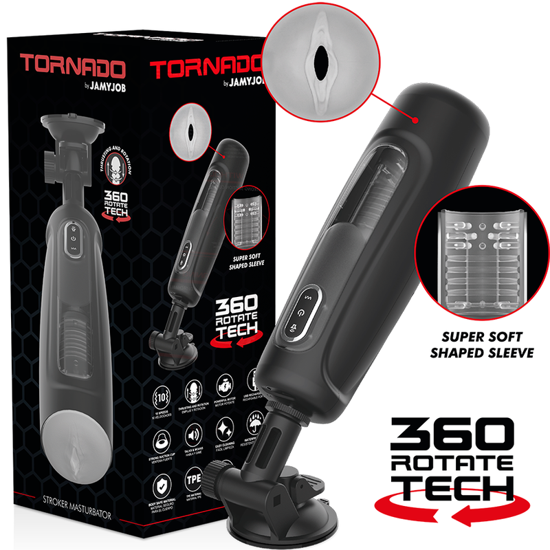 JAMYJOB TORNADO 360 ROTATE TECH STROKER - D-230385 - Dona Pimenta