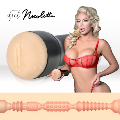 KIIROO KEON + FEEL NICOLETTE SHEA STROKER + AQUA QUALITY LUBE 50 ML - D-230838 - Dona Pimenta