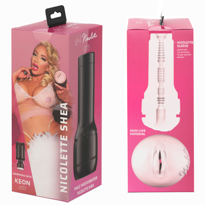 KIIROO KEON + FEEL NICOLETTE SHEA STROKER + AQUA QUALITY LUBE 50 ML - D-230838 - Dona Pimenta