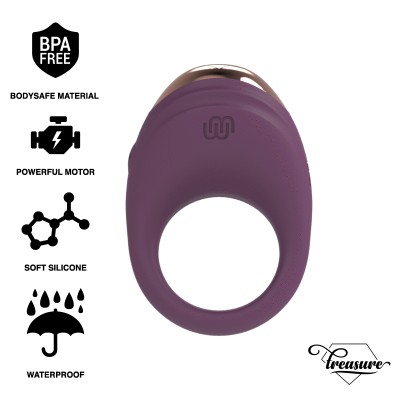 TREASURE ROBIN VIBRATING RING WATCHME WIRELESS TECHNOLOGY COMPATÍVEL - D-232461 - Dona Pimenta