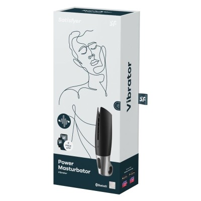 MASTURBADOR SATISFYER POWER - PRETO - D-232930 - Dona Pimenta