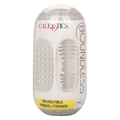 CALIFÓRNIA EXOTICS REVERSIBLE RIBBED STROKER - D-233046 - Dona Pimenta