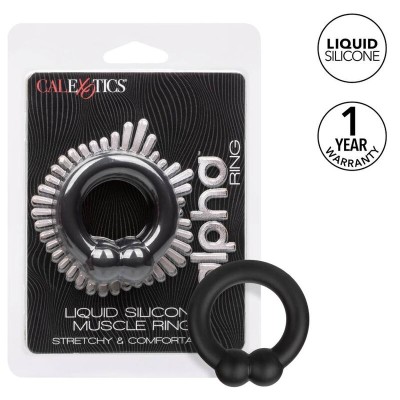 CALIFÓRNIA EXOTICS ALPHA MUSCLE RING PRETO - D-233063 - Dona Pimenta