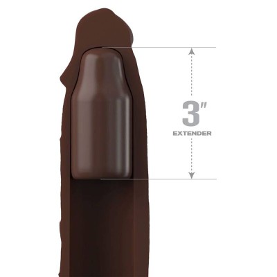 PIPEDREAMS SLEEVE 22,86 CM + 7,62 CM PLUG BROWN - D-233120 - Dona Pimenta