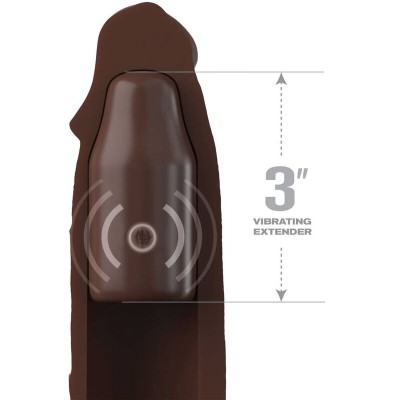 MANGA PIPEDREAMS 22,86 CM + 7,62 CM PLUG REMOTE BROWN - D-233122 - Dona Pimenta