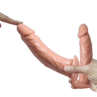 BAILE - ULTRA PASSIONATE HARNESS DOUBLE DILDOS WITH HARNESS - D-233385 - Dona Pimenta