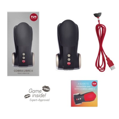 FUN FACTORY - COBRA LIBRE II HEAD OF PENIS STIMULATOR BLACK - D-233486 - Dona Pimenta