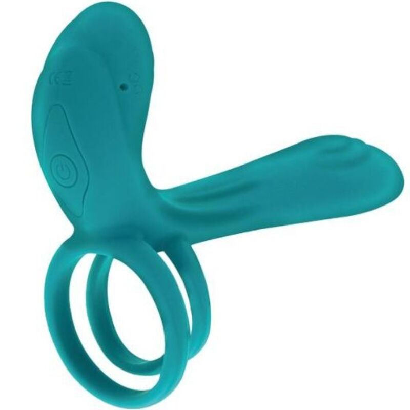 XOCOON - ANEL VIBRADOR PARA CASAIS VERDE - D-234621 - Dona Pimenta