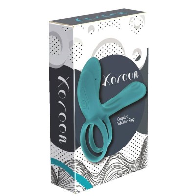 XOCOON - ANEL VIBRADOR PARA CASAIS VERDE - D-234621 - Dona Pimenta