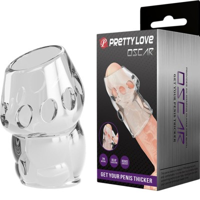 PRETTY LOVE - OSCAR PÊNIS MAIS ESPESSO TRANSPARENTE - D-234974 - Dona Pimenta