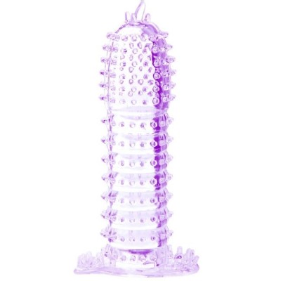 PENIS SLEEVE WITH STIMULATING POINTS PURPLE 14 CM - D57-149022LL