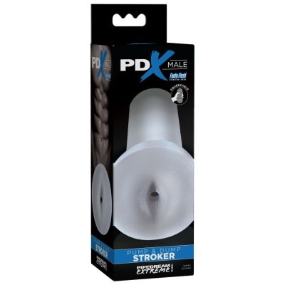 BOMBA MACHO PDX E STROKER DE DUMP - CLEAR - PD3791-20 - Dona Pimenta