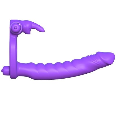 FANTASY C-RINGZ SILICONE DOUBLE VIBRATOR COELHO - PD5819-12 - Dona Pimenta