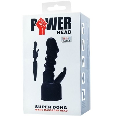 POWER HEAD CABEZAL INTERCAMBIABLE PARA ESTIMULACION INTERNA Y CLITORIS - D-211792 - Dona Pimenta