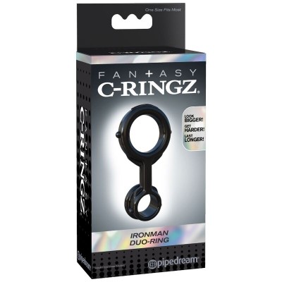 FANTASY C-RINGZ IRONMAN DUO-RING - PD5918-23 - Dona Pimenta