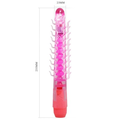 FLEXI VIBE SENSUAL SPINE BENDABLE VIBRATING DILDO LILA 23.5 CM - D-218798 - Dona Pimenta