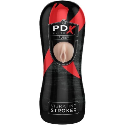 PDX ELITE VIBRANTE PUSSY STROKER - RD521 - Dona Pimenta