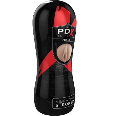 PDX ELITE VIBRANTE PUSSY STROKER - RD521 - Dona Pimenta