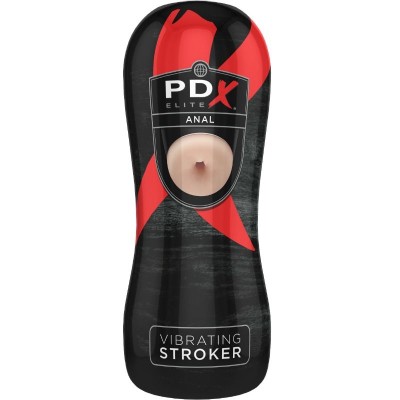 PDX ELITE VIBRATING ANAL STROKER - RD522 - Dona Pimenta