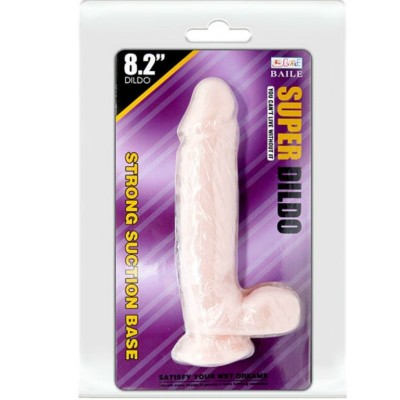 BAILE SUPER DILDO REALISTICO NATURAL 21.5 CM - D-219328 - Dona Pimenta