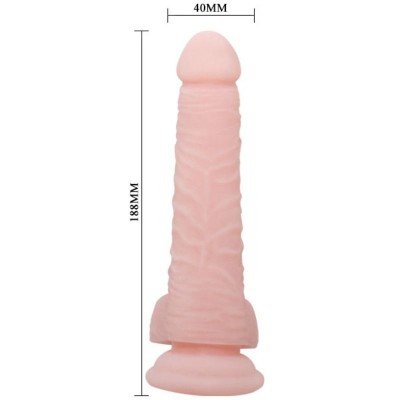 BAILE SUPER DILDO REALISTICO NATURAL 18.8 CM - D-219329 - Dona Pimenta