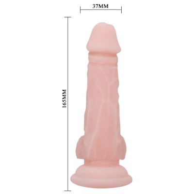 BAILE SUPER DILDO REALISTICO NATURAL 16.5 CM - D-219330 - Dona Pimenta