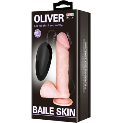 PRETTY LOVE OLIVER DILDO REALISTICO CON VIBRACION - D-220009 - Dona Pimenta