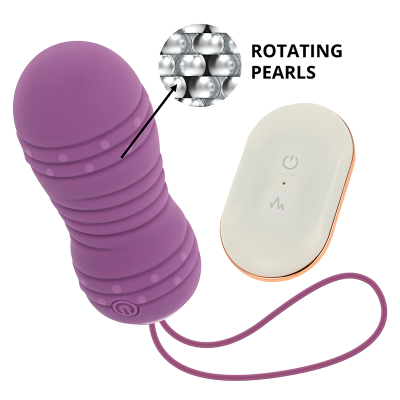 OHMAMA CONTROLE REMOTO ROTATIVO EGG 7 PADRÕES - ROXO - D-227197 - Dona Pimenta