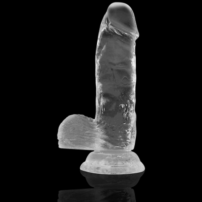 XRAY CLEAR DILDO REALISTA TRANSPARENTE 15.5CM X 3.5CM - D-224100 - Dona Pimenta