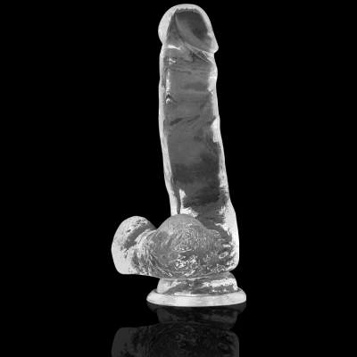 XRAY CLEAR DILDO REALISTA TRANSPARENTE 18.5CM X 3.8CM - D-224101 - Dona Pimenta