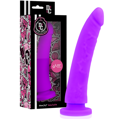 DELTA CLUB -  TOYS LILAC DILDO MEDICAL SILICONE 17 X 3 CM - D-227142 - Dona Pimenta