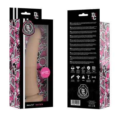 DELTA CLUB - TOYS DILDO MÉDICO NATURAL SILICONE 20 X 4 CM - D-227143 - Dona Pimenta