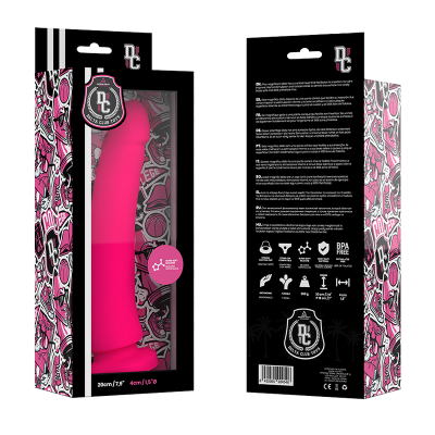 DELTA CLUB -TOYS DILDO MÉDICO ROSA SILICONE 20 X 4 CM - D-227144 - Dona Pimenta