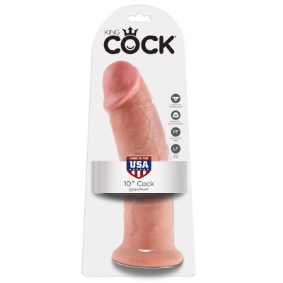 KING COCK 10 "COCK CARNE 25,4 CM - PD5505-21 - Dona Pimenta