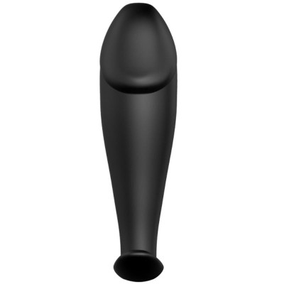 PRETTY LOVE PLUG ANAL SILICONA FORMA PENE Y 12 MODOS VIBRACION - NEGRO - D-211740 - Dona Pimenta